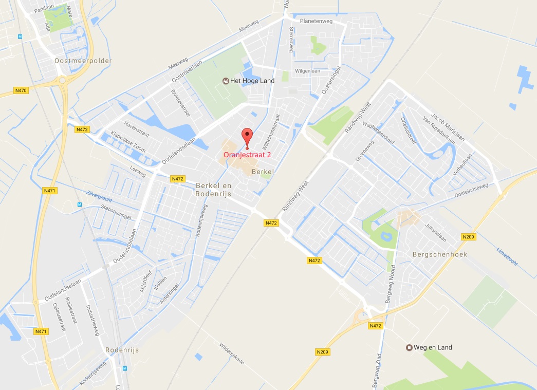 Plattegrond Oranjestraat